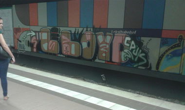 Graffiti Bombing - Photo by register