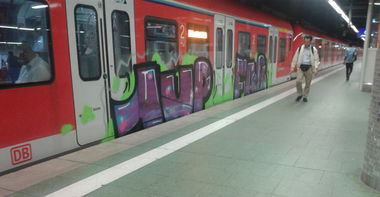 Graffiti Train - Photo by register
