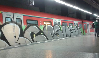 Graffiti Train - Photo by register