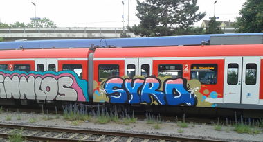 Graffiti Train - Photo by register