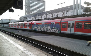 Graffiti Train - Photo by register