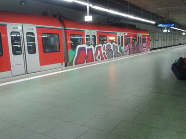 Graffiti Train - Photo by register