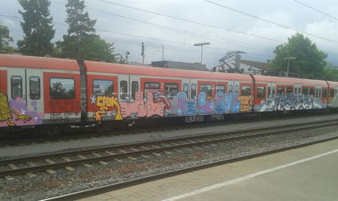 Graffiti Train - Photo by register (2016)