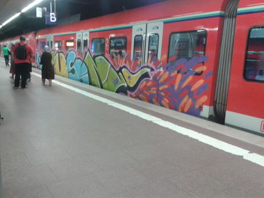 Graffiti Train - Photo by register