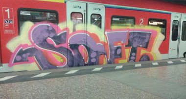 Graffiti Train - Photo by register