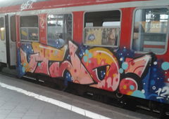 Graffiti Train - Photo by register