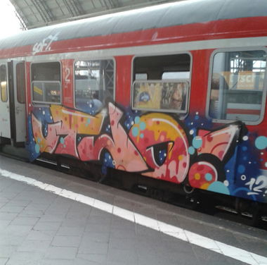 Graffiti Train - Photo by register