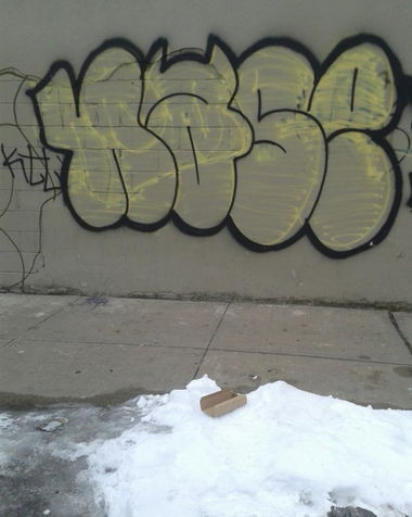 Graffiti Bombing - Photo by register