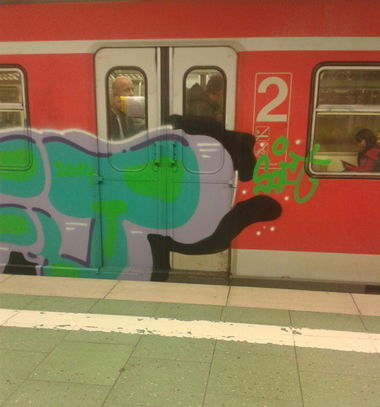 Graffiti Train - Photo by register