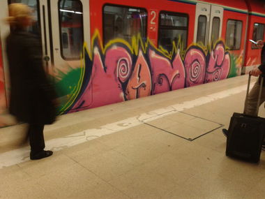 Graffiti Train - Photo by register