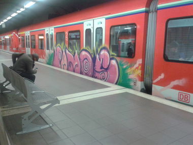 Graffiti Train - Photo by register