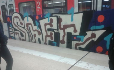 Graffiti Train - Photo by register