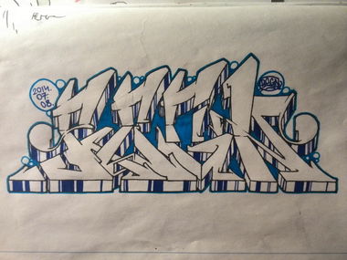 Graffiti Sketch - Photo by regn (2014)