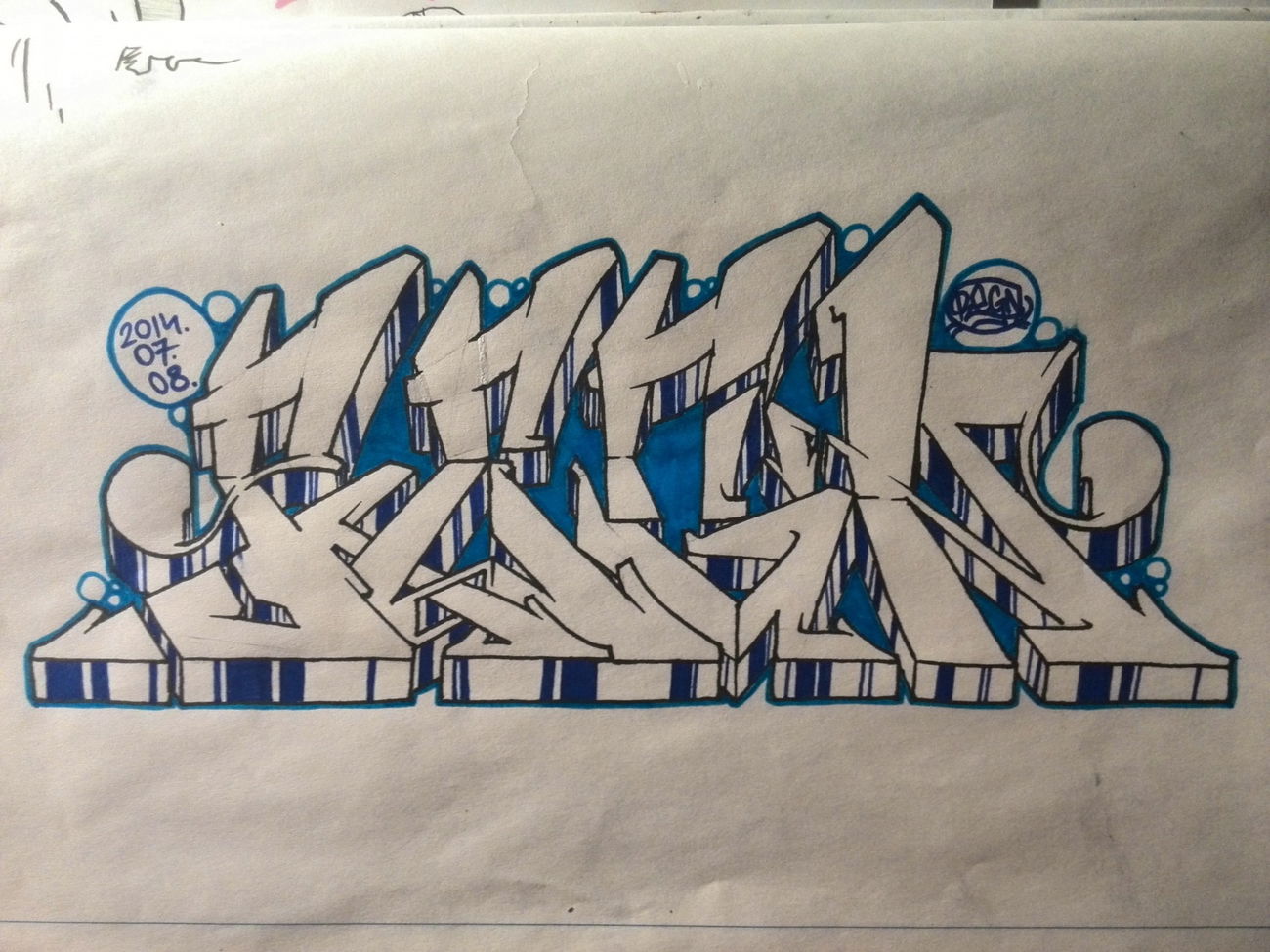 Graffiti Sketch - Photo by regn (2014)