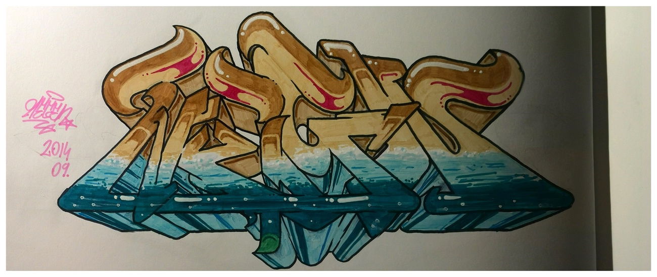 Graffiti Sketch - Photo by regn (2014)