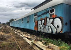 Graffiti Train in Romania - Photo by reko