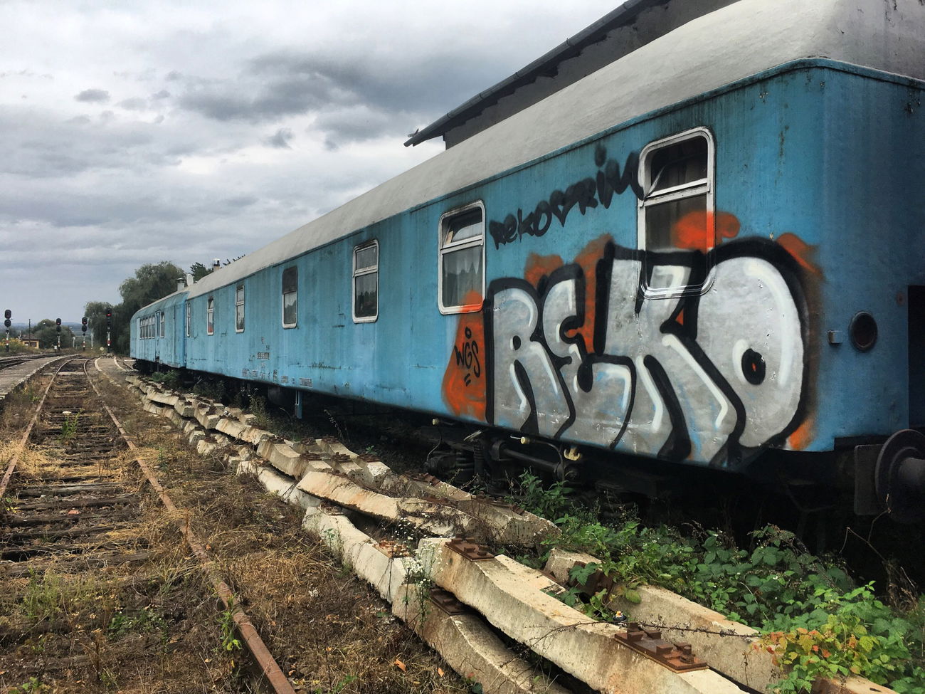 Graffiti Train in Romania - Photo by reko