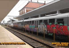 Graffiti Train in Cluj-napoca - Photo by reko - sageataalbastra