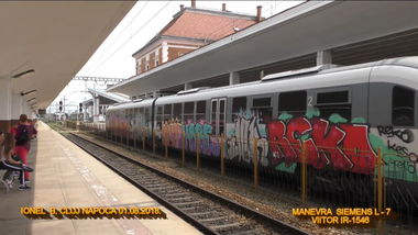 Graffiti Train in Cluj-napoca - Photo by reko - sageataalbastra
