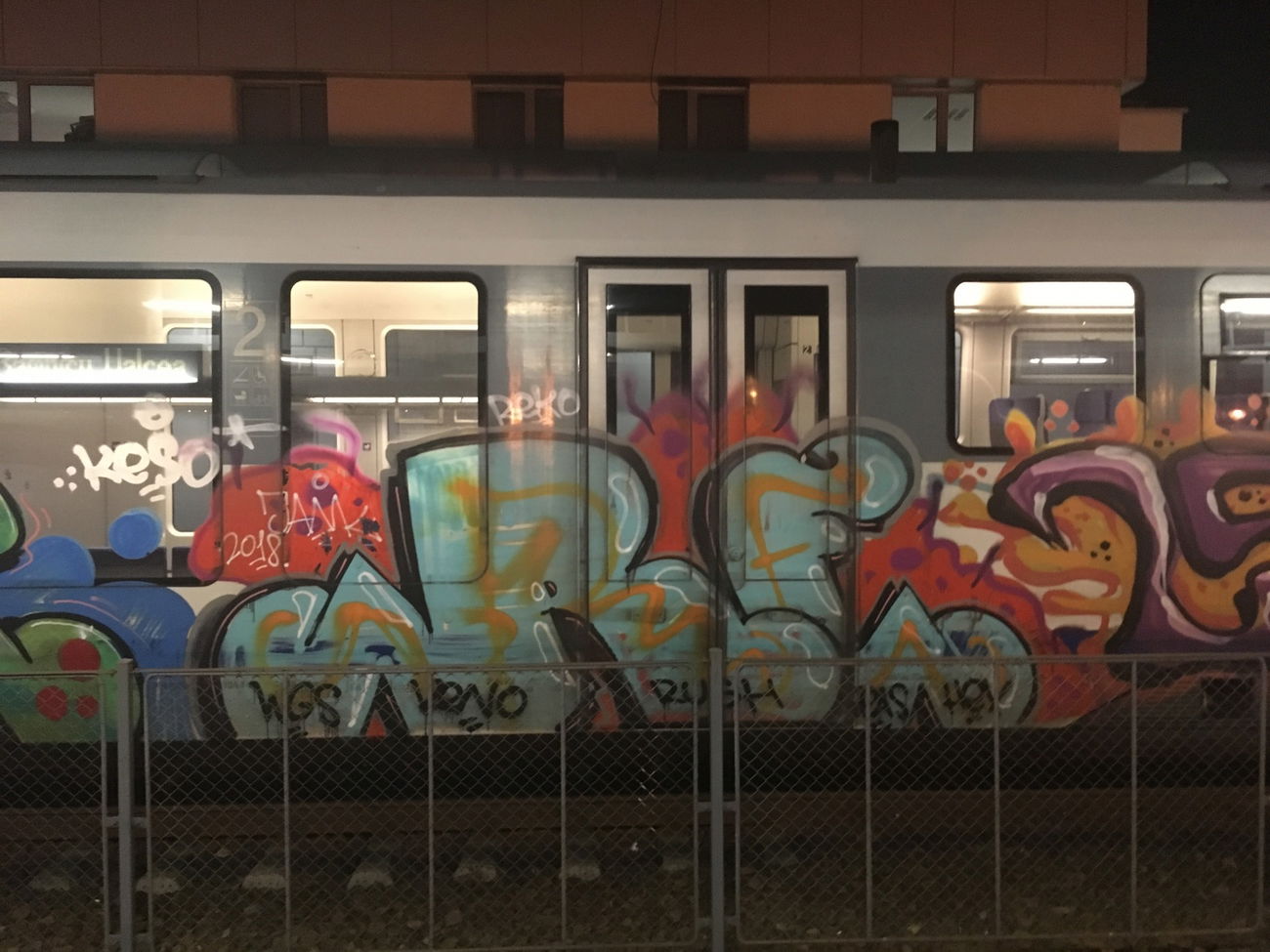 Graffiti Train in Romania - Photo by reko - sageata