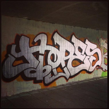 Graffiti Wall in Offenburg - Photo by renOsepoH - Hopes, Bcr (2013)
