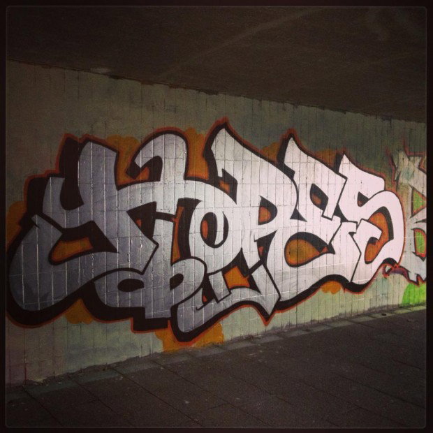 Graffiti Wall in Offenburg - Photo by renOsepoH - Hopes, Bcr (2013)