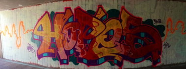 Graffiti Wall - Photo by renOsepoH - Hopes, bcr (2013)