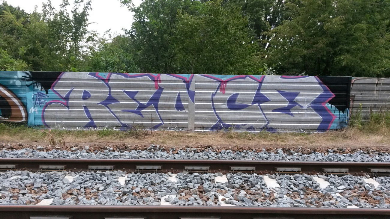 Graffiti Wall in Amsterdam - Photo by rence - RENCE (2014)