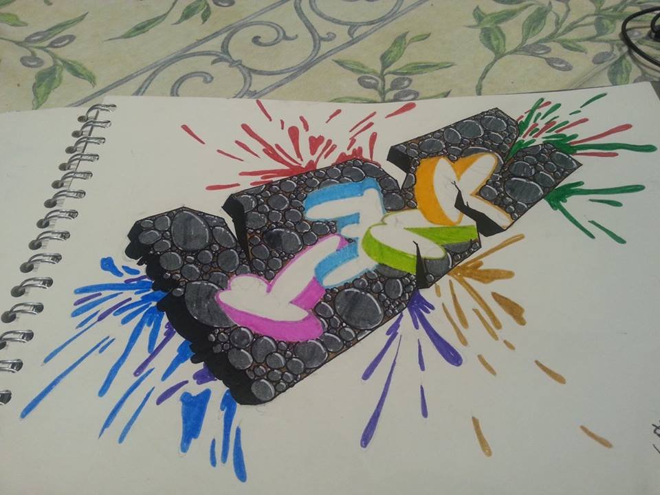 Graffiti Sketch in Leuven - Photo by renkone (2013)