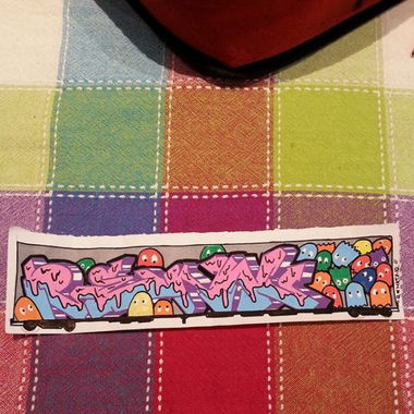 Graffiti Sketch in Leuven - Photo by renkone (2014)