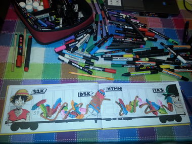 Graffiti Wall in Leuven - Photo by renkone (2014)