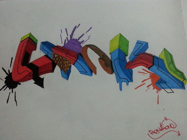 Graffiti Sketch - Photo by renkone (2014)