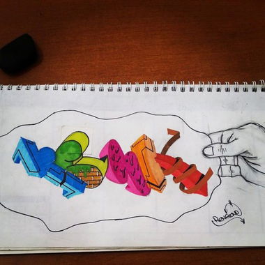 Graffiti Sketch - Photo by renkone (2014)