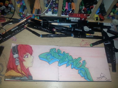 Graffiti Sketch - Photo by renkone