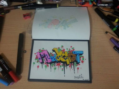 Graffiti Sketch - Photo by renkone