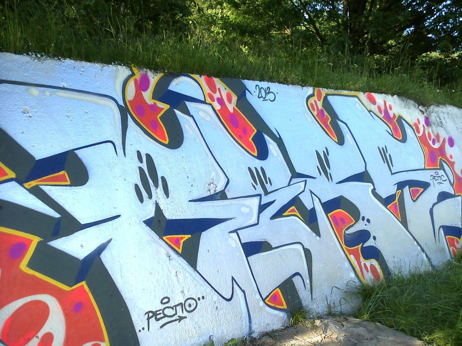 Graffiti Wall in Krasnoznamensk - Photo by reps