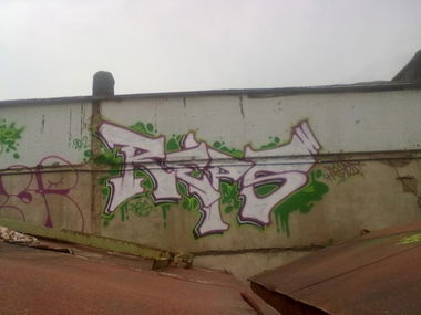 Graffiti Wall in Krasnoznamensk - Photo by reps