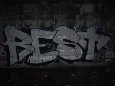 Graffiti Bombing in Poland - Photo by rest - rest