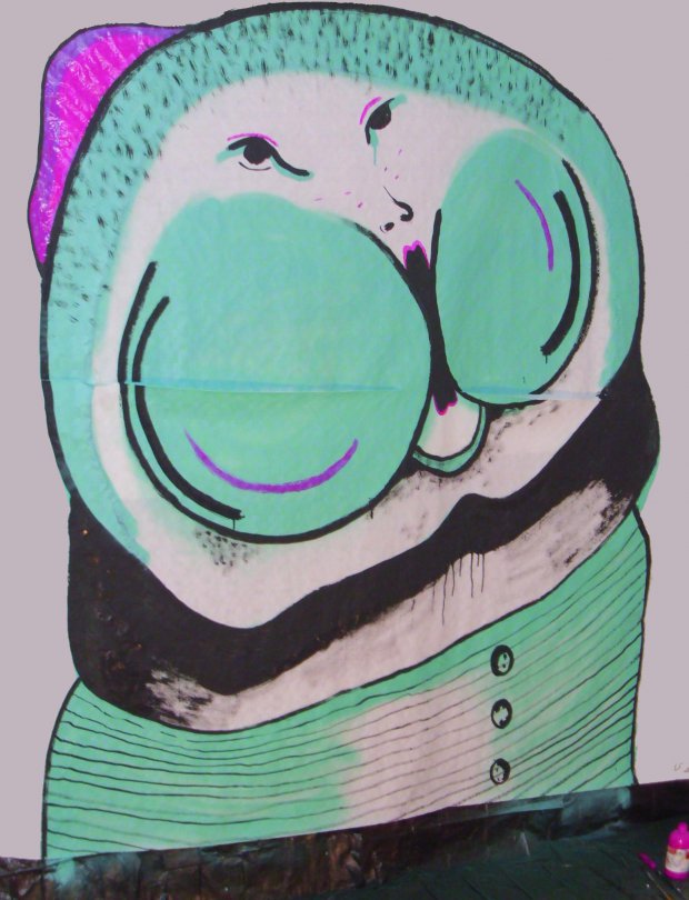 Graffiti Street Art in Dortmund - Photo by restlessleg - nuna (2011)