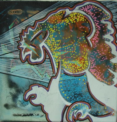 Graffiti Sketch in Dusseldorf - Photo by restlessleg - nuna (2012)