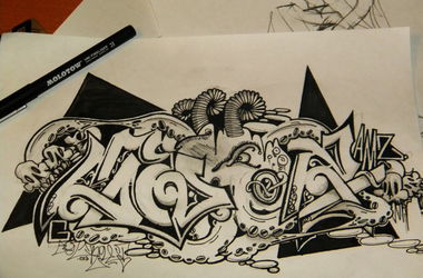 Graffiti Sketch - Photo by rewt1