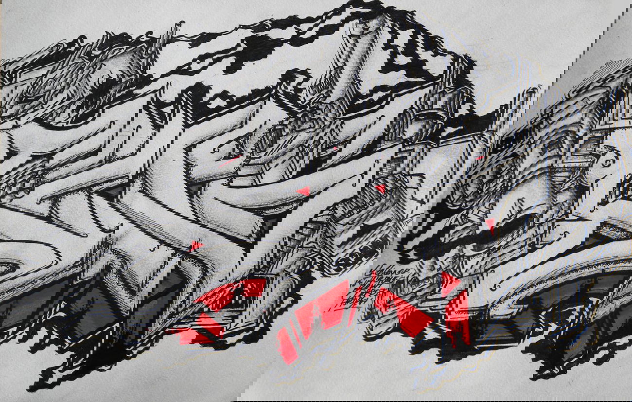 Graffiti Sketch - Photo by rewt1