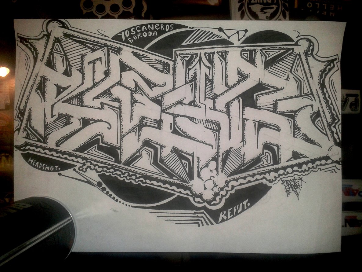 Graffiti Sketch - Photo by rewt1 - Rewt