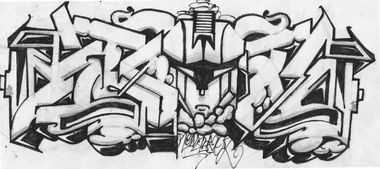 Graffiti Sketch - Photo by rewt1