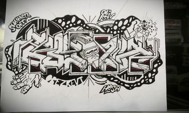 Graffiti Sketch - Photo by rewt1