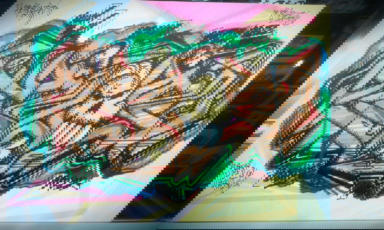 Graffiti Sketch - Photo by rewt1