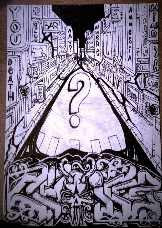 Graffiti Sketch - Photo by rewt1 - Rewt