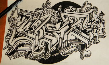 Graffiti Sketch - Photo by rewt1