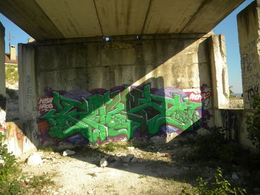 Graffiti Bombing - Photo by rewt1 - rewt