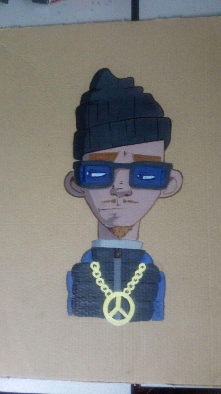 Graffiti Sketch in Iran - Photo by rezarioter - character, charactergraffiti, hiphopstyle (2018)